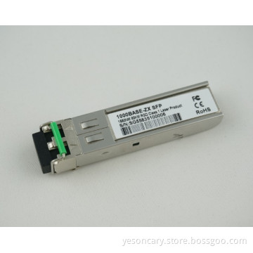 1000Base Optical Transceiver 80km CWDM 1.25g SFP Module fiber optic receiver
